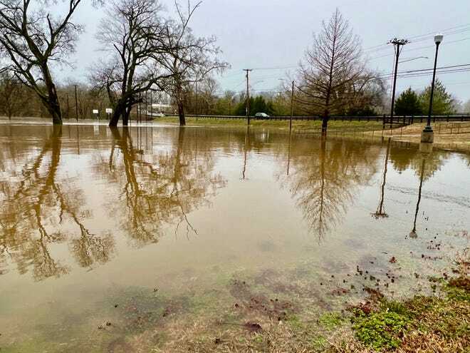 Where the river flows, it flows, but hopefully to the end of a dreary winter