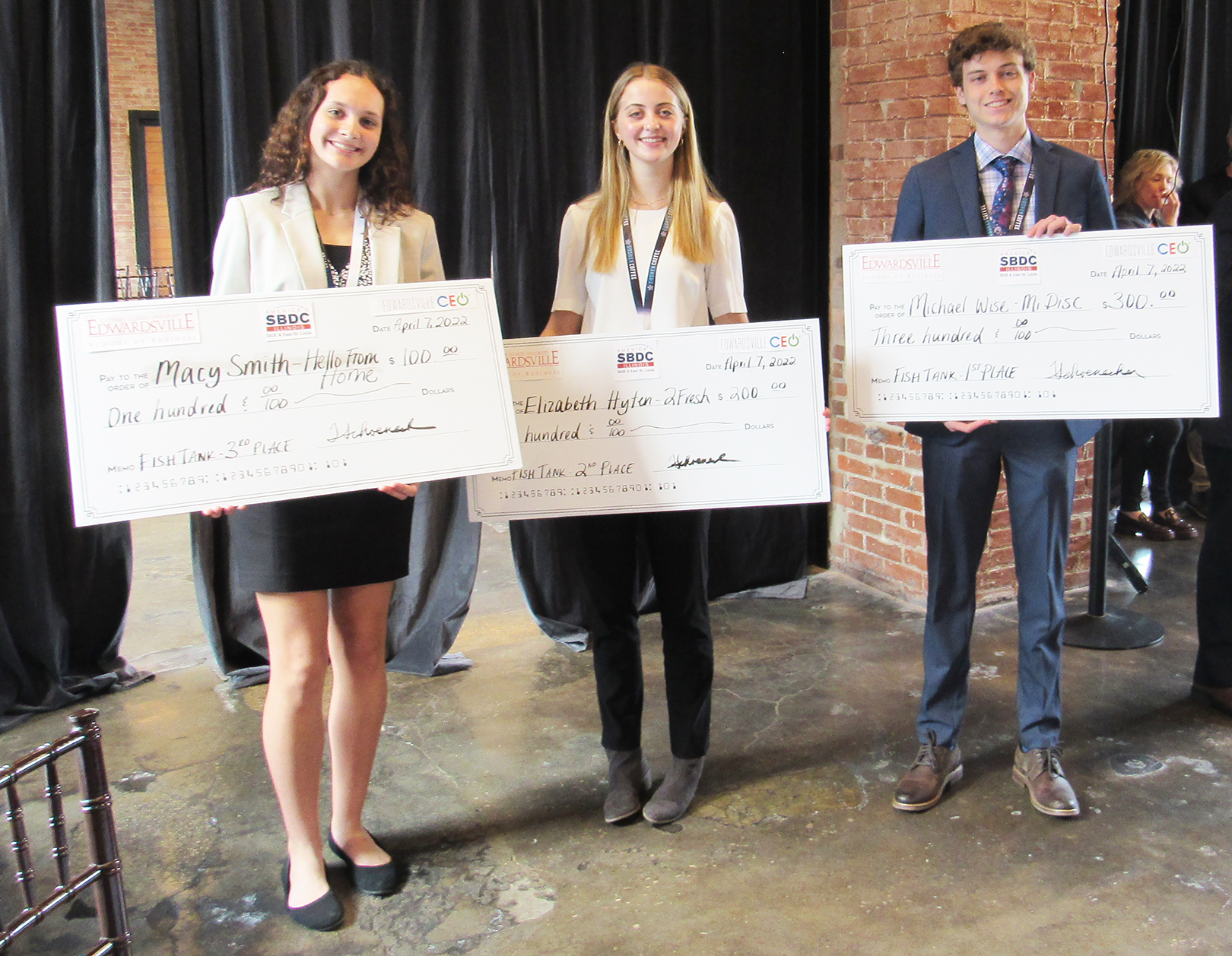Student entrepreneurs pitch ideas at Fish Tank