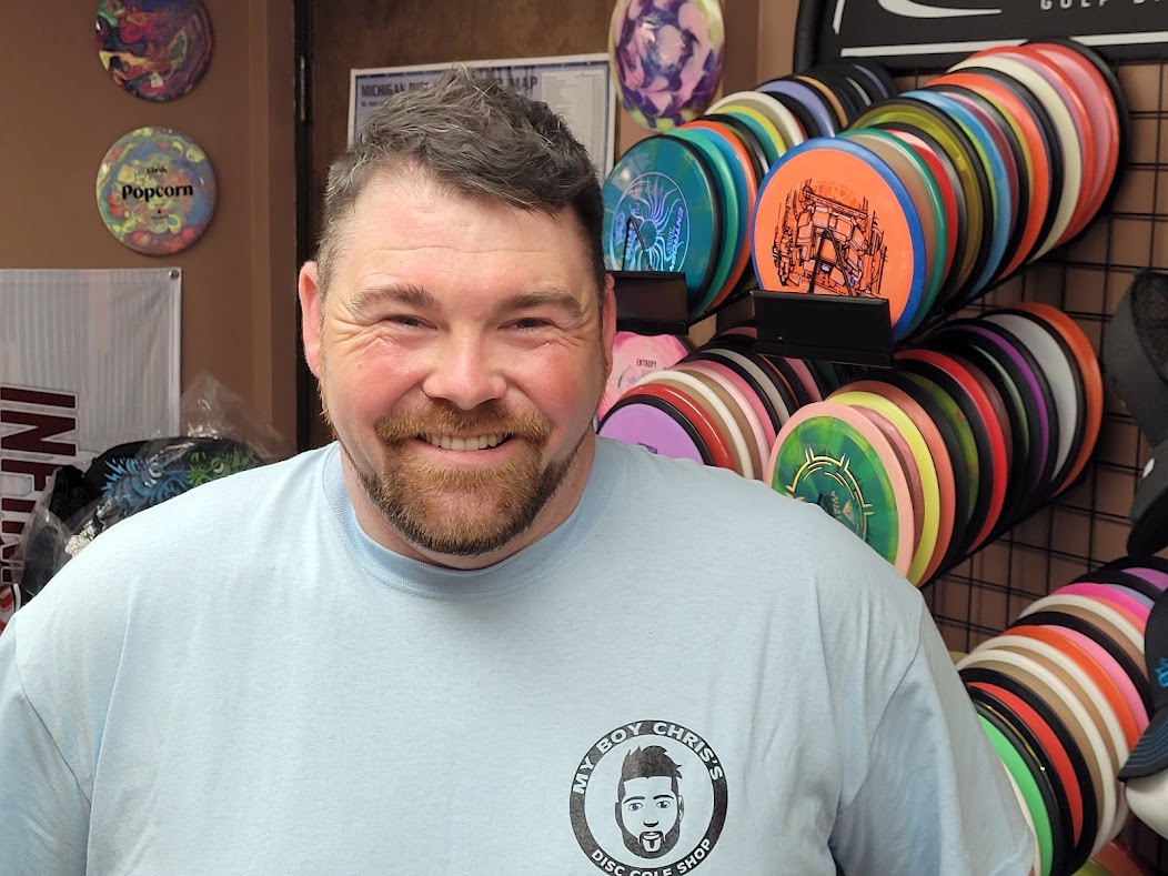 My Boy Chris’s Disc Golf Shop is a one-stop shop for disc golf supplies