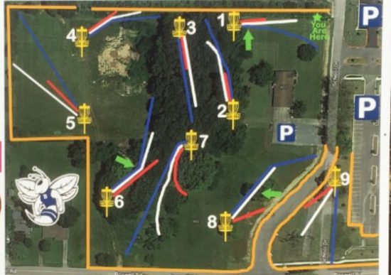 See the brand new Bryant Disc Golf Course at grand opening Dec 17th