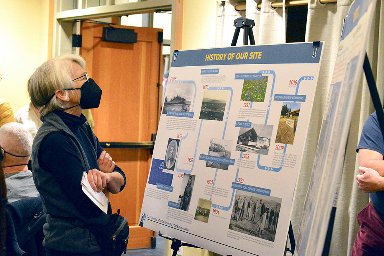 Open house on Port Townsend golf course’s future draws hundreds