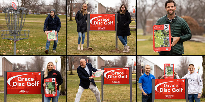 Eleven Community Businesses Sponsor Grace College’s Disc Golf Course – InkFreeNews.com