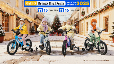 NAIPO Brings Family Wellness Home with Nine Featured Deals During Walmart AE1 — Big Savings on Kids' Bikes, Playsets, Fitness Gear and Sports Equipment